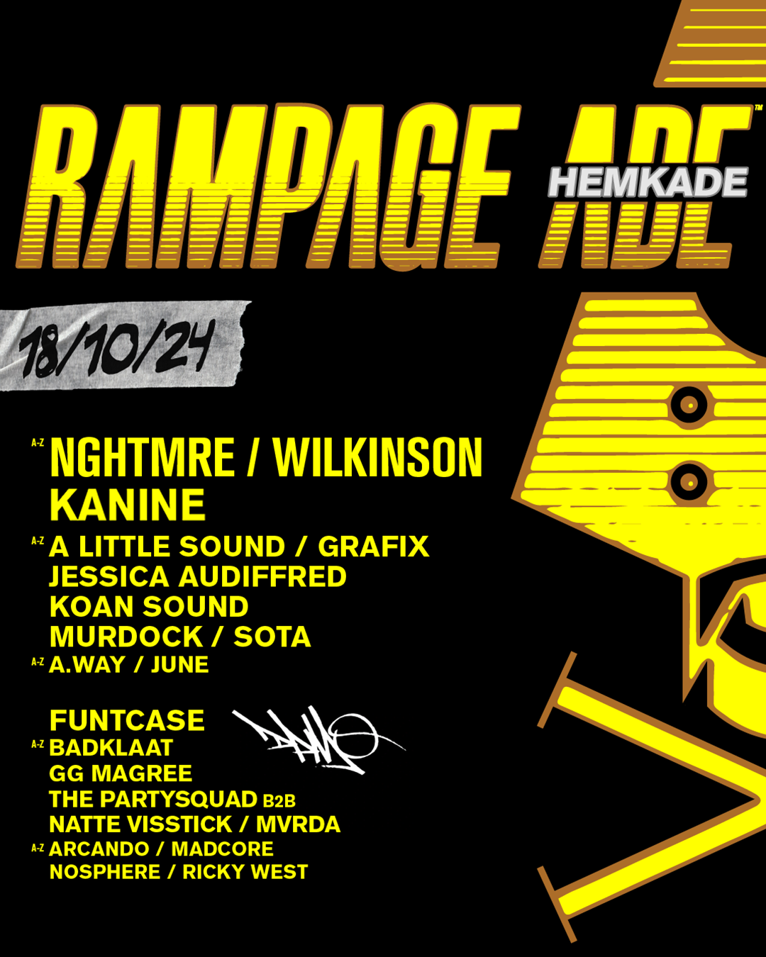 RAMPAGE AMSTERDAM ADE LINE-UP